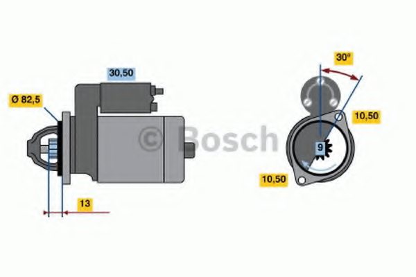 BOSCH 0 986 014 281 Starter